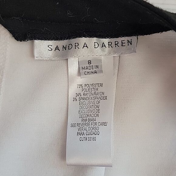 Sandra Darren midi dress Women's Size 8 - Picture 9 of 12